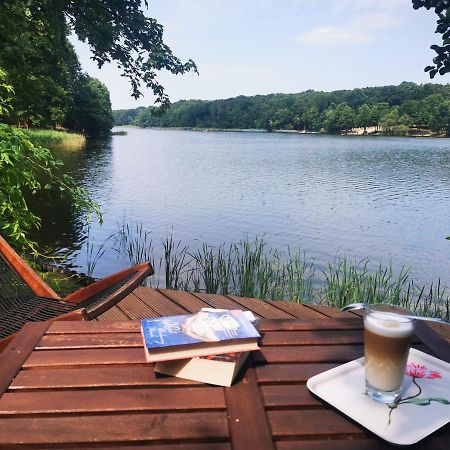 Domek Nad Jeziorem Łąck Exteriér fotografie
